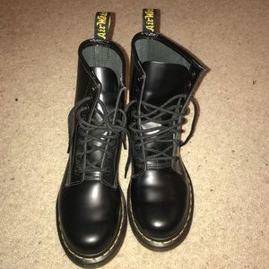 Matte Black Doc Martens